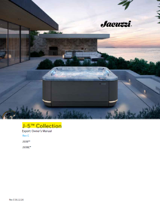 Jacuzzi J500 J5 Owners Manual